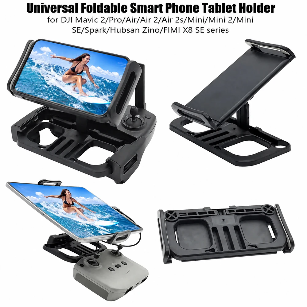 Tablet Holder Clip For DJI Mini 2/3 Pro/SE Mavic 2/Pro/Air 2/2S/Mavic MINI Remote Controller Extension Bracket Drone Accessories