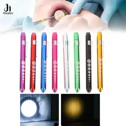 1PC LED Flashlight Work Light First Aid Pen Light Torch Lamp Pupil Gauge Measurement Portable Medical Pen light