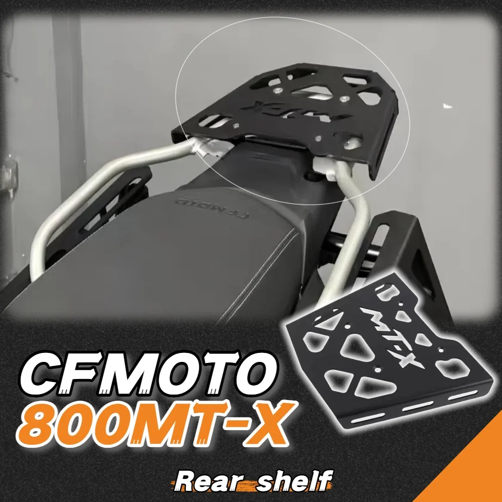 

Suitable for CFMOTO 800MTX CFMoto 800 MT-X motorcycle rear shelf plate rear luggage rack shelf tail rack support 800MTX