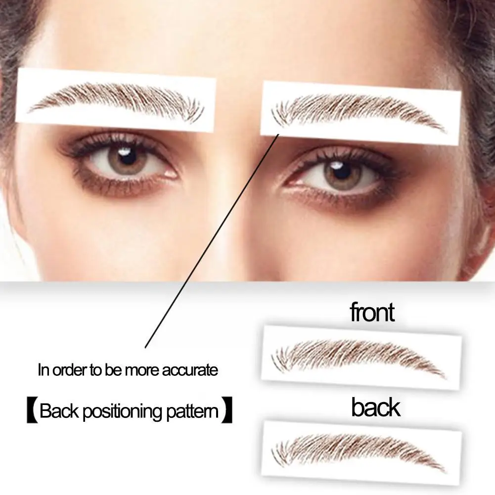 6D Hair Like Eyebrows Stickers for Authentic Look