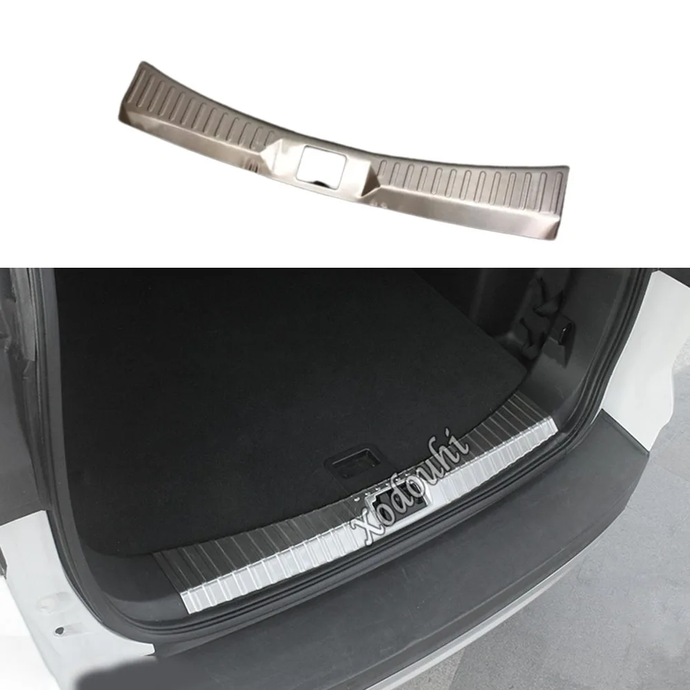 For Ford Kuga Escape 2013 2014 2015 2016 2017 2018 2019 2020 Car Cover Stainless Steel Inner Rear Bumper Trim Plate Threshold