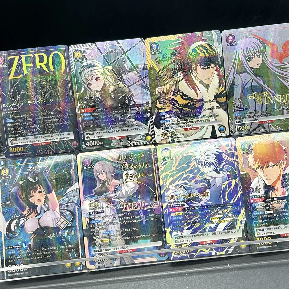 1 قطعة/8 قطعة أنيمي فايس شوارز لتقوم بها بنفسك Acg قسط الشاش فلاش جمع بطاقة هوشيماتي Suisei يوكي Asuna أنيتا هايلي عيد الميلاد #3