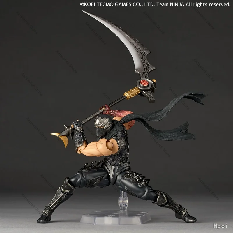 Original Kaiyodo Ryu Hayabusa  Action Figure Ninja Gaiden 3 Razor'S Edge Revoltech Amazing Yamaguchi Collection Model Toy Gift