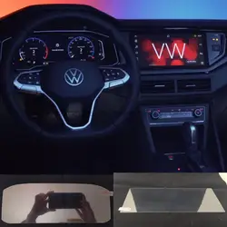 Car GPS Navigation Tempered Glass Screen Protector Film Auto Interior Sticker Accessories For VW Volkswagen Nivus 2021 10.1 inch
