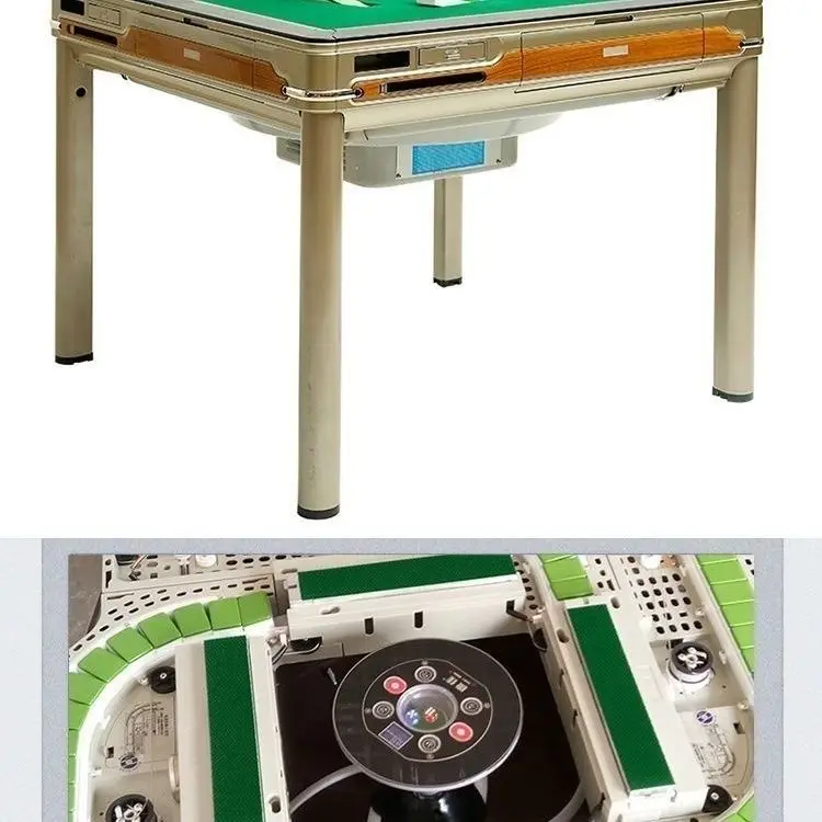 vintage-style-mahjong-machine-frame-random-color-retro-design-automatic-poker-machine-entertainment-function-four-player-table