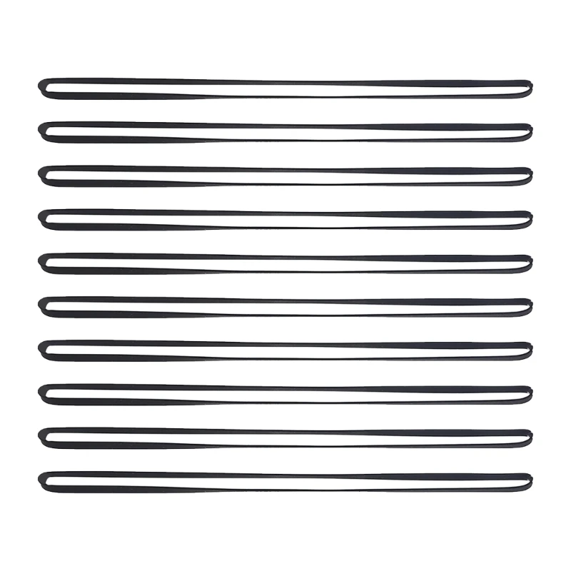 10Pcs 5mm Universal Mix Cassette Tape Machine Belt Assorted Home Components Recorder Turntable Strap Belt for DVD