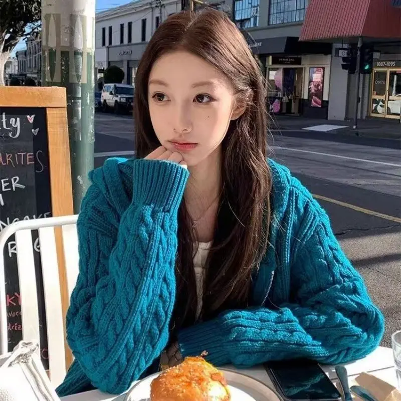 

High-End Guangzhou Thirteenth Fac Early Autumn Women's Wear Dongguan Daliang Open Cardigan Sweater Jaet Nu Top