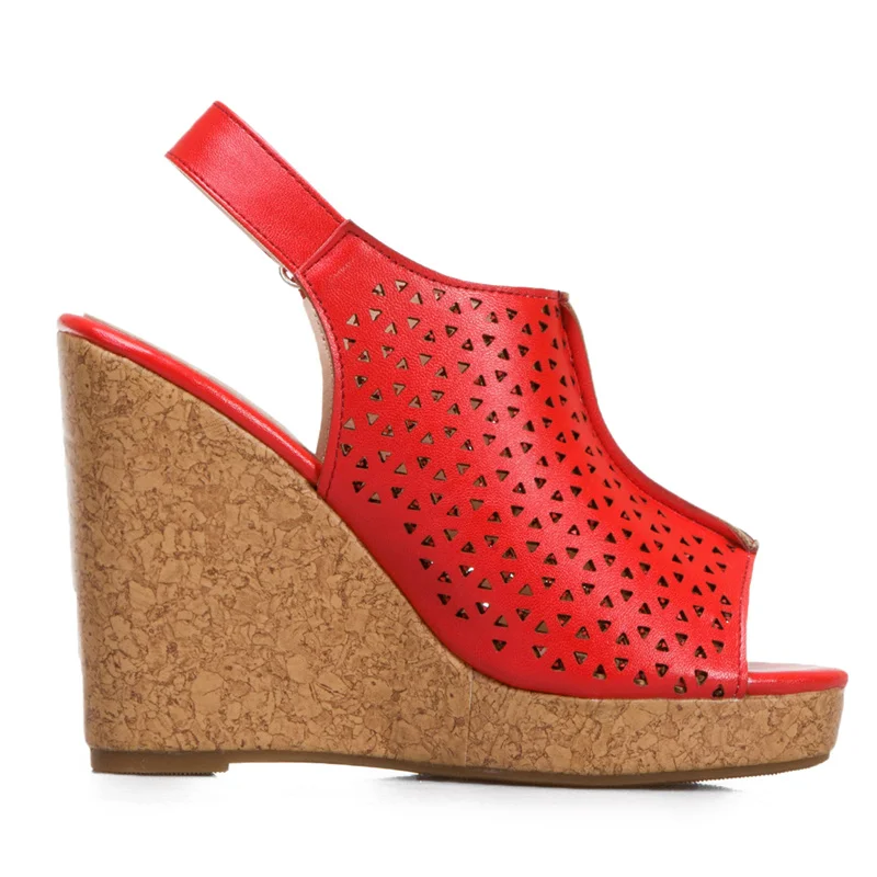 Fashion Wedge Sandals Female Summer Shoes Platform Peep Toe High Heels Flip Flop Casual Party Wedge Shoe For Women Large Size 45
