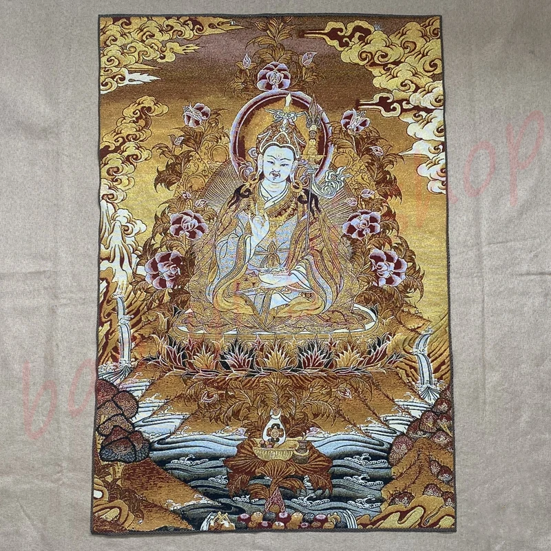 Thangka / home decoration painting /Lotus master Buddha/ auspicious Thangka