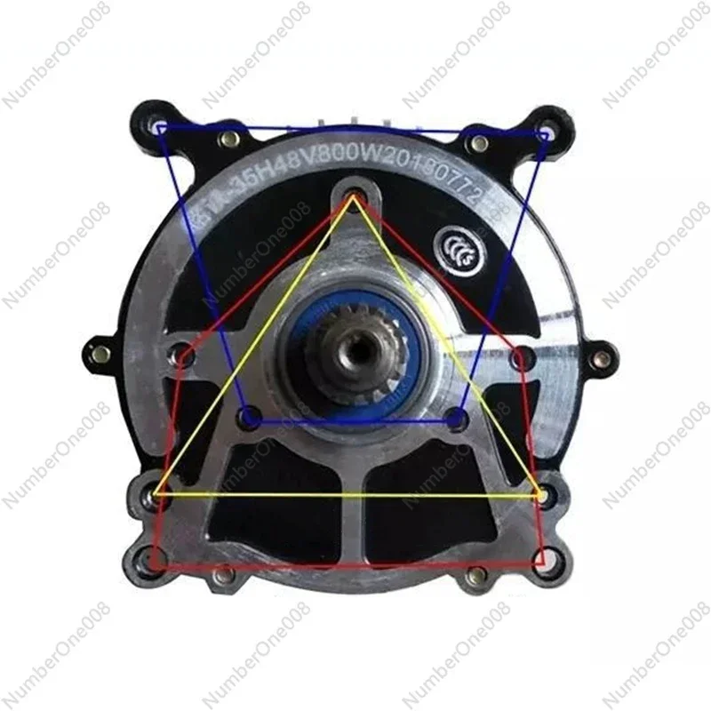 Electric tricycle motor 48V60V500W to 1200W Eureka giant general purpose motor