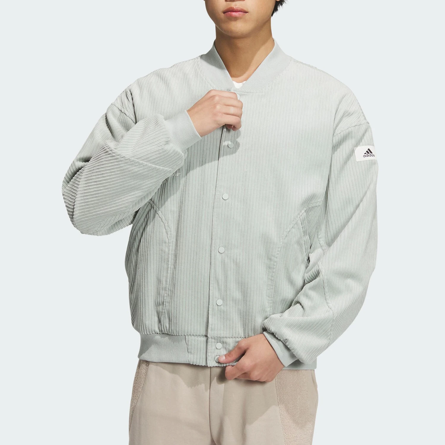 

Adidas official genuine winter new men's casual stand collar jacket IQ1388