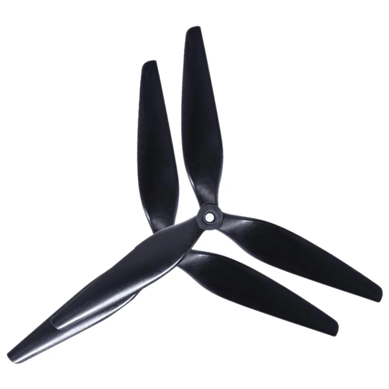 1Pairs 9X4X3 Propeller 9Inch 3 Blades CCW+CW Propeller X8 Paddle Black Propeller For FPV Drone