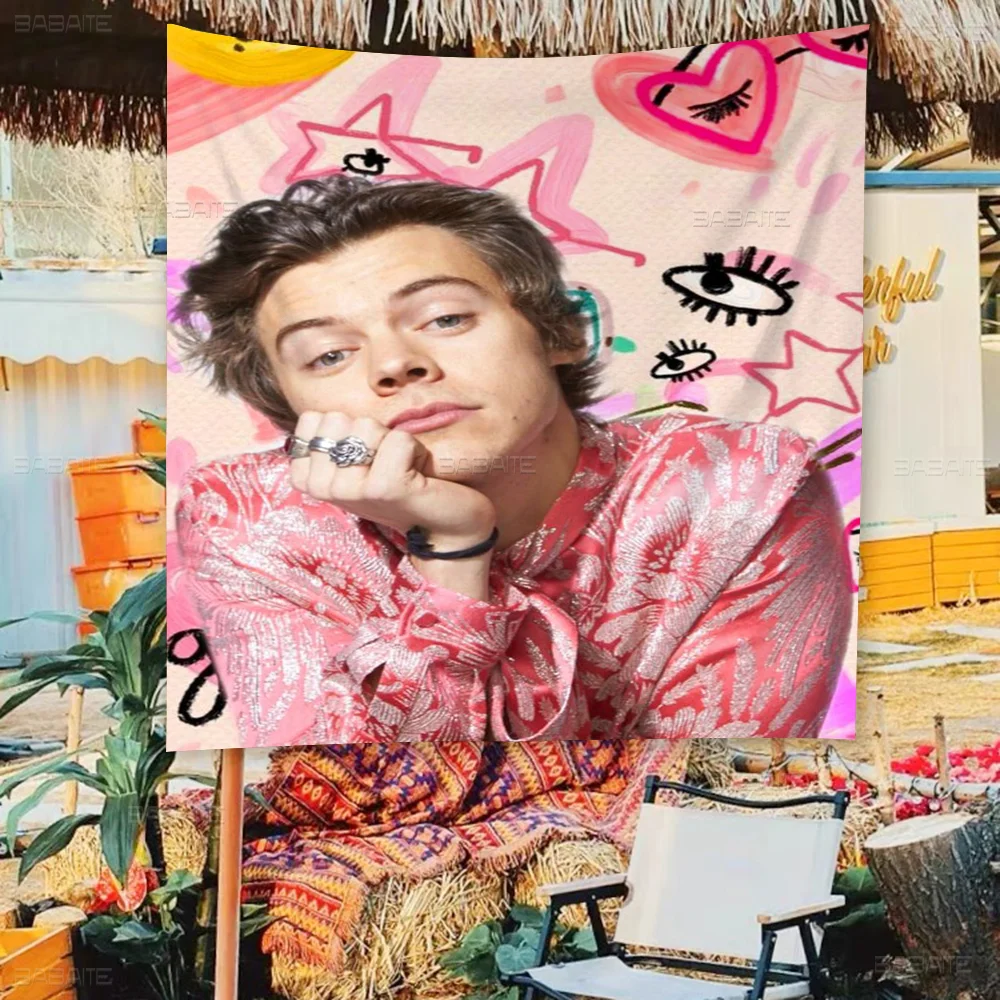 Singer H-Harry Music Styles Family Gatherings Outdoor Atmosphere Flags Camping Decorations Banners