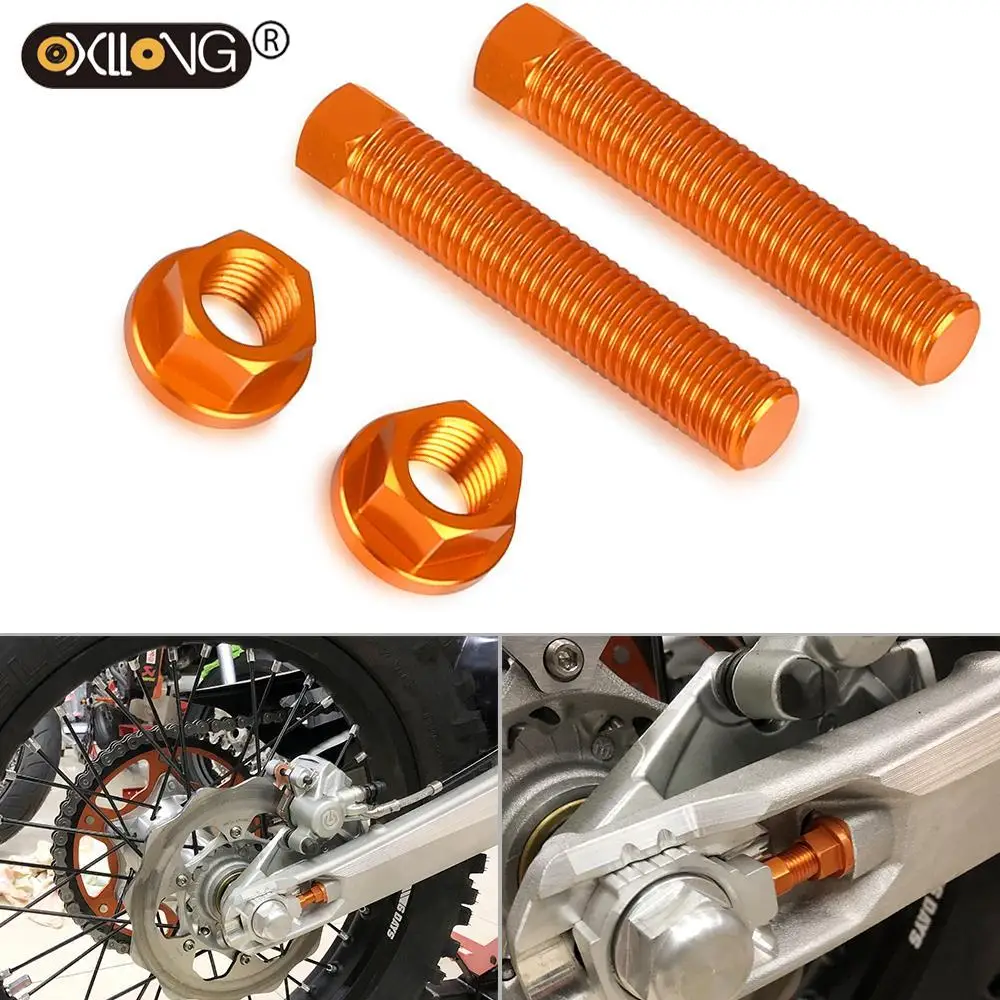 Rear Axle Blocks Chain Adjuster Bolt For Husqvarna TE FE 125 250 300 350 449 450 480 501 701 2014 2015 2016 2017 2018 2019 2020