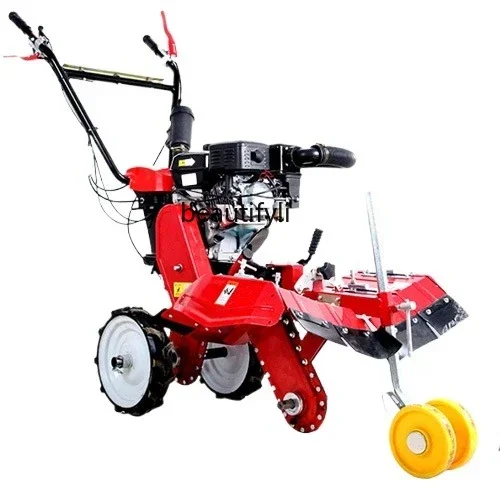 

Multifunctional new agricultural four-wheel drive micro-mineral drill for household ginger and green onion peeling