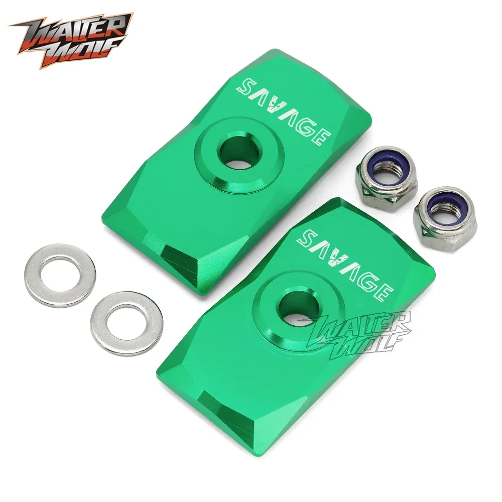 Chain Adjuster Swingarm End Cap For KAWASAKI EX400 EX250R NINJA Z 250 SL 300 400 VERSYS-X KLR 650 Motorcycle Accessories Cover