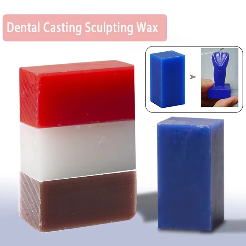 1Pcs Wax Block Dental Materials Jewelry Mechanic Carving Wax Dental Polishing Wax Design Wax 4color Model Making Oral Tools