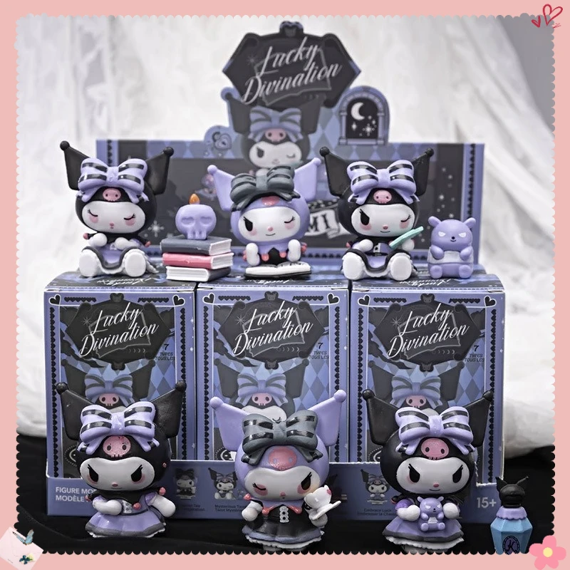 

2025 хит продаж Kuromi Lucky Occupy Series слепая коробка ручной работы модная кукла настольный автомобиль украшение торта праздничный орнамент