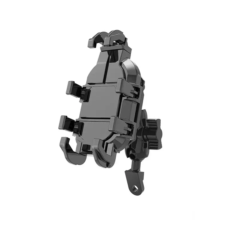 Adjustable Mobile Phone Holder for Motorcycle Scooter ATV - Shock Absorber Module Bike Cell Phone Bracket at Any Angle