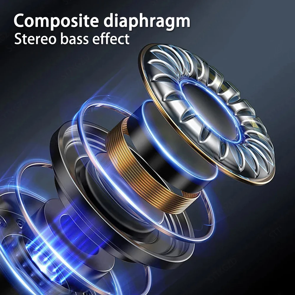 Auriculares Bluetooth 5.4 Ganchos para las orejas con cancelación de ruido Auriculares deportivos 180 °   Auriculares inalámbricos giratorios con micrófono