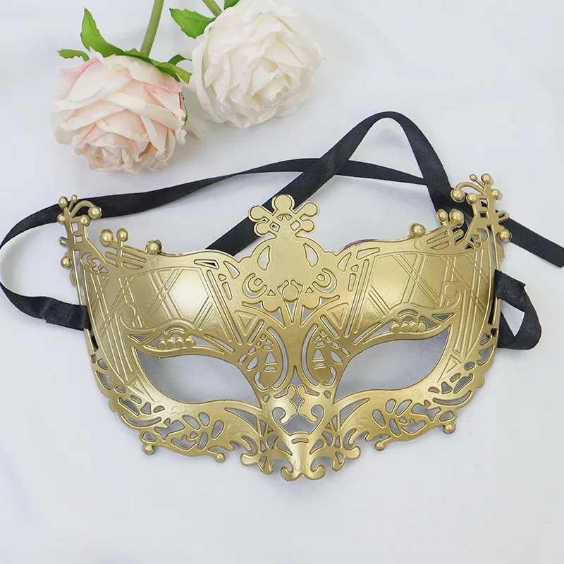 New Silver Black Sexy Ladies Masquerade Ball Mask Venetian Party Eye Mask Lace Up Carnival Fancy Dress Costume Sexy Party Decor