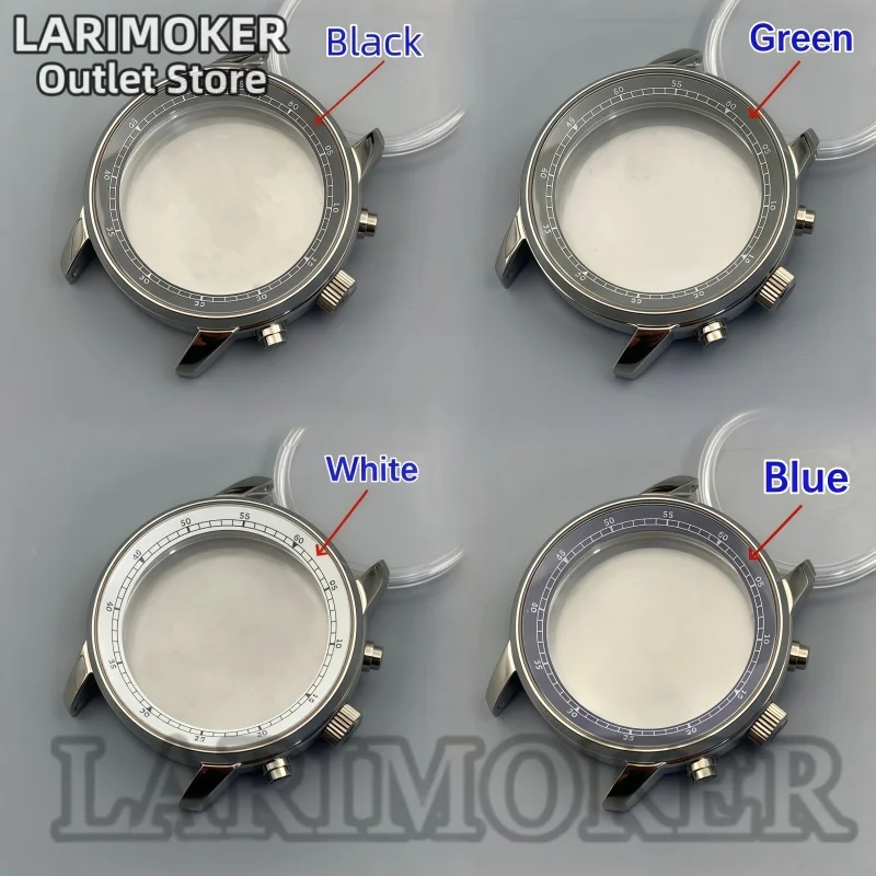 

LARIMOKER 38.8mm Men's Watch Stainless Steel Case Sapphire Fit VK63 VK64 VK67 VK68 Movements Diving Watch Case Watch Accessories