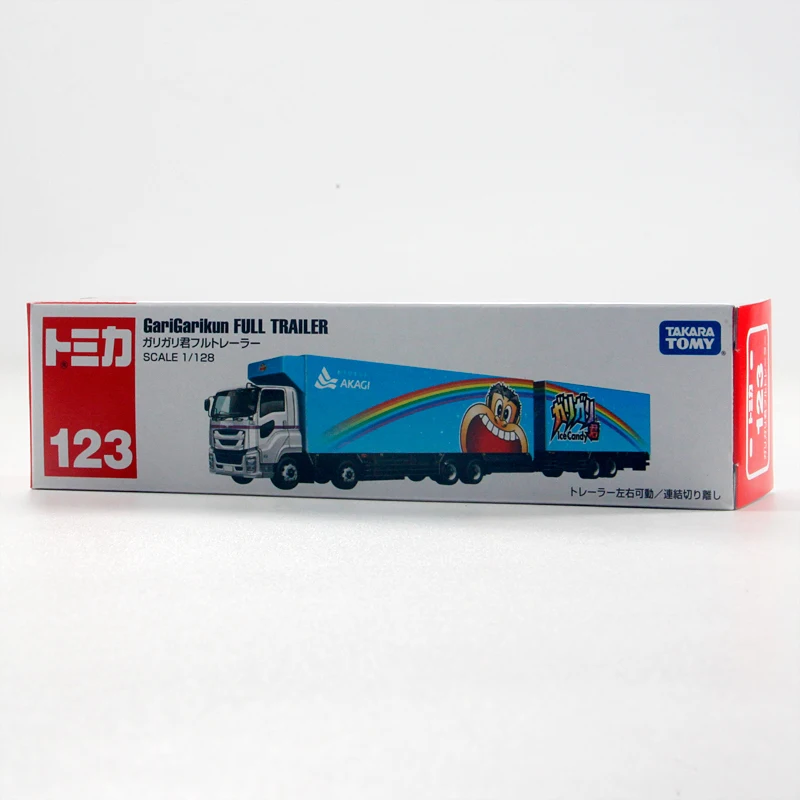 TAKARA TOMY Simulation Legierung Druckguss Automodell Spielzeug 123 Gari Jun langer Transporter LKW, Jungenspielzeug, Weihnachtsgeschenk für Kinder