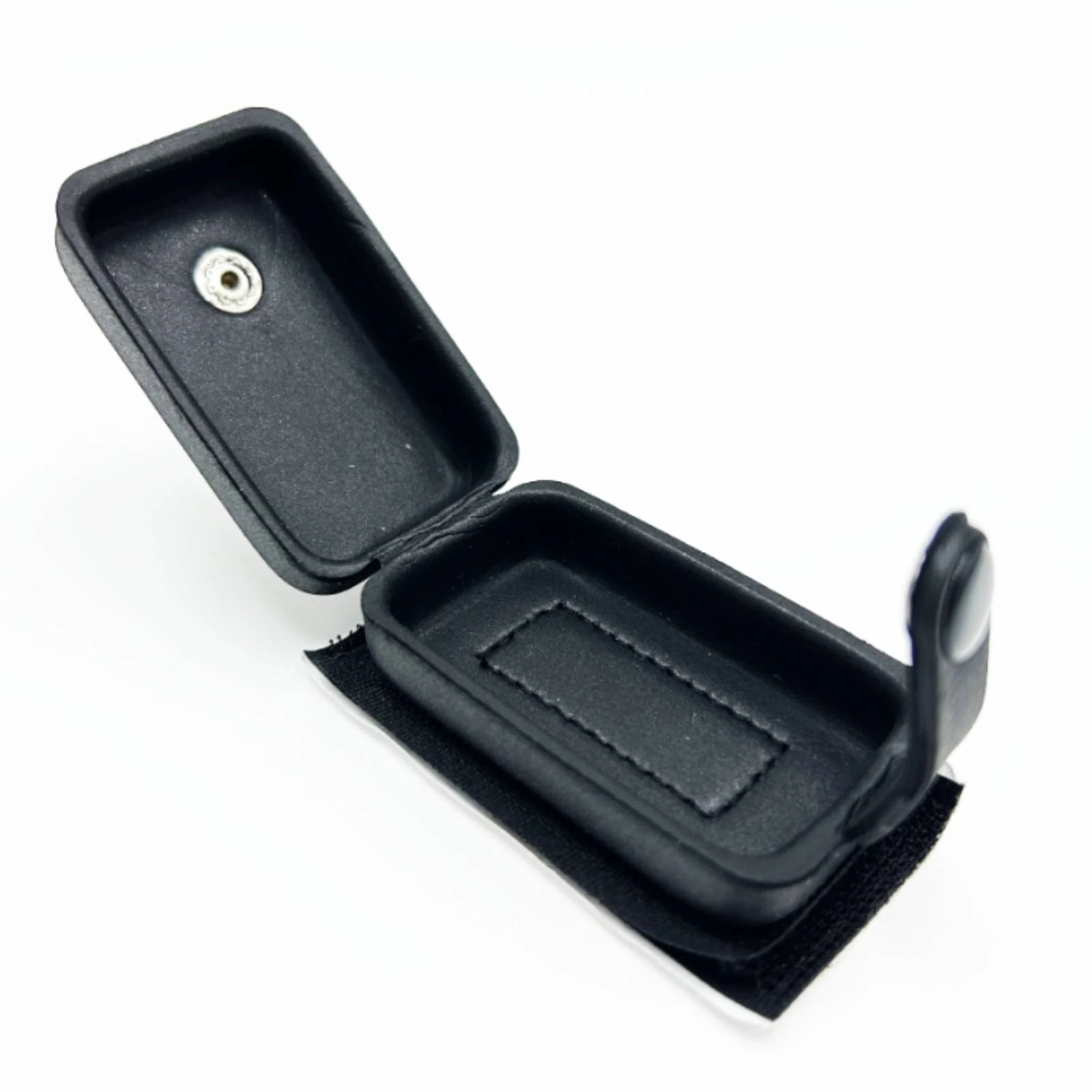 Bass Guitar Battery Pouch Slim Guitar 9V Battery Pouch Black Practical for Rehearsal, Live Performance
