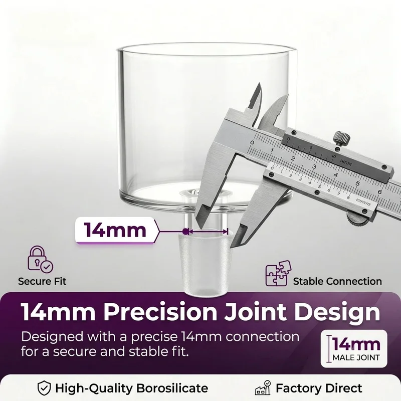 Handmade Attachment Accessories Replacement for Prroxy Parts,14mm Male Adapter