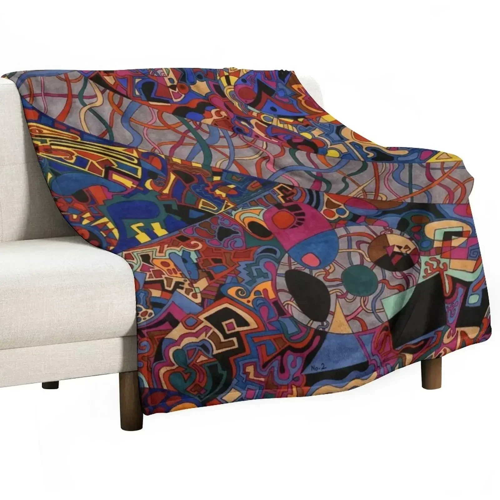 

#2 rift - abstract designs Throw Blanket Hair Bed Fashionable Blankets