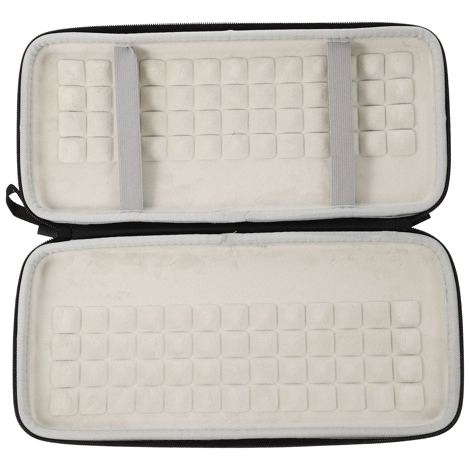

Keyboard Storage Bag Mechanical Wireless Keyboard PU Sleeve Protective Zipper Closure Portable Case for Travel