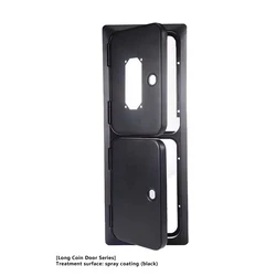 Aluminum alloy steel door leaf side Coin Door SCoin-operated Game Machine Gate DIY Parts for Arcade Cabinet Accessories