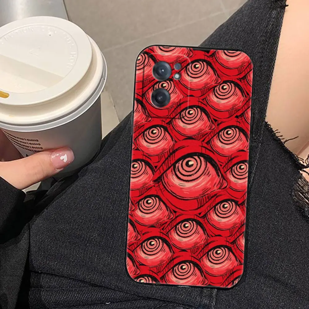 Black Scary Face Eyes Phone Case For VIVO Y93 Y91 Y85 Y78 Y77 Y75 Y72 Y52 Y51 Y50 Y35 Y22S Y21 Y20 Y17 Y16 Y02 Case Funda