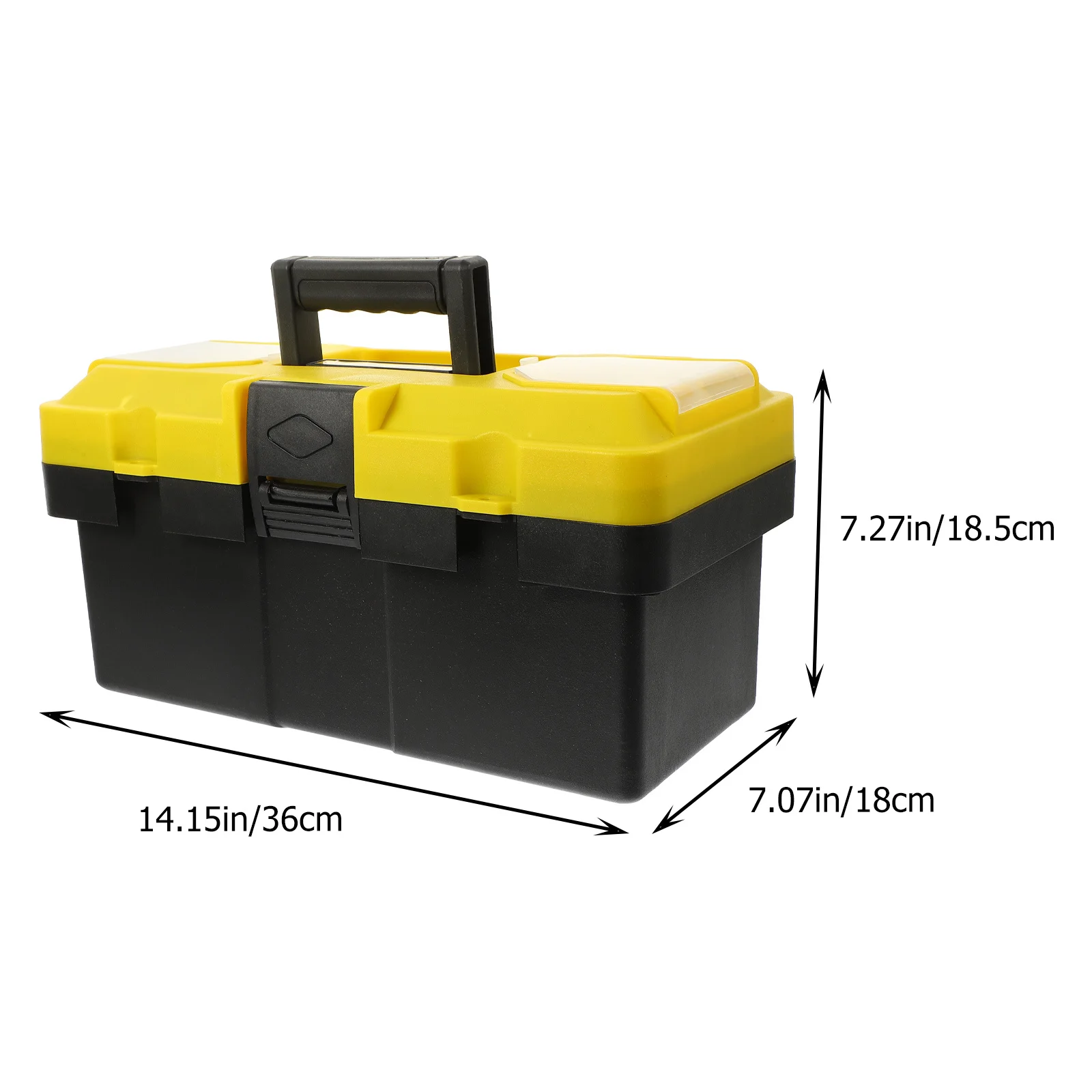 Mechanics Tool Box Plastic Tray Large Capacity Waterproof Portable Tool Case Organizer Storage Box for Electrician
