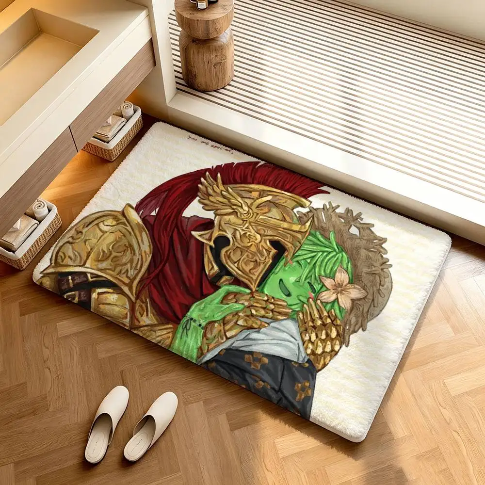 GAME Fanart D3rlord3  Shower Room Absorbent Small Floor Mat Soft Comfortable Decorative Foot Mat