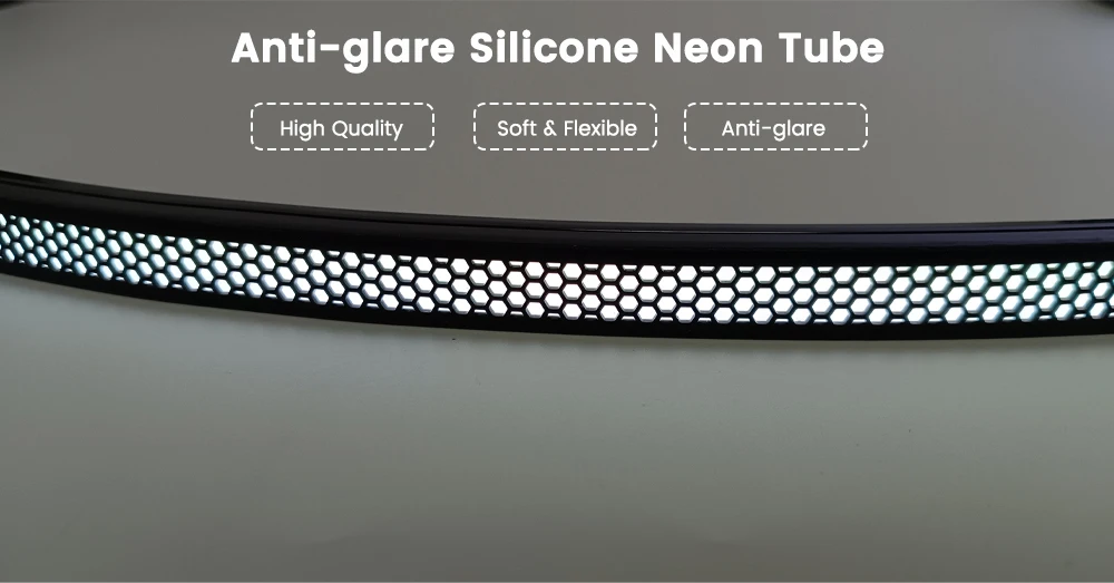 Anti-glare LED Strip Light Diffuser Tube IP67 Waterproof Cover Neon Tube For WS2812B WS2811 5050 RGB 8-12mm LED Strip Light
