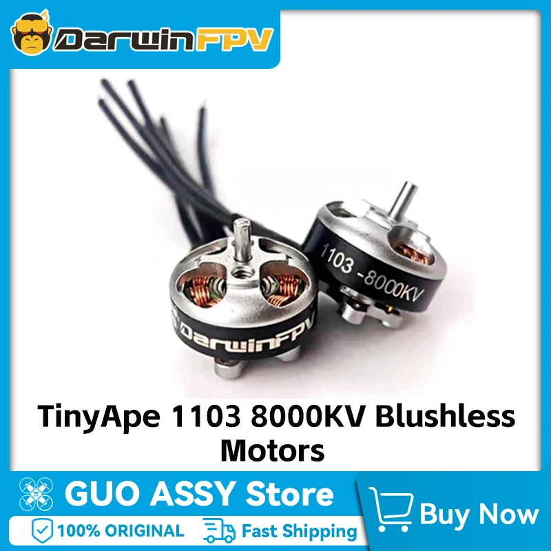 DarwinFPV TinyApe حرة 1103 8000KV فرش السيارات FPV سباق الطائرة بدون طيار أجهزة الاستقبال عن بعد أجزاء