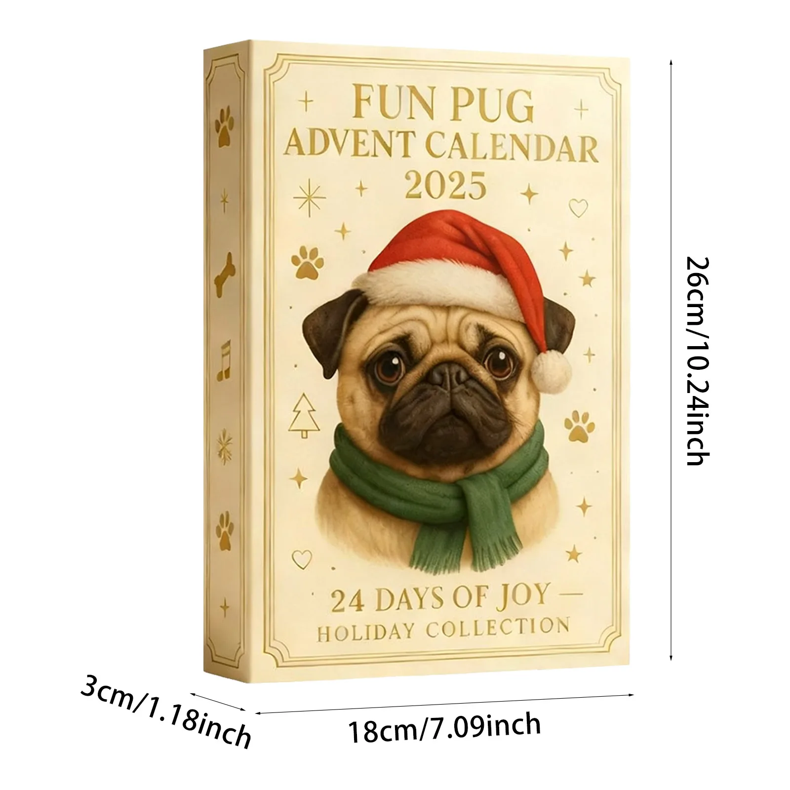 يختتم الموقت بصوت عال الصلصال الصلصال عيد الميلاد تقويم القدوم تحتوي على 24 المعلقات الاكريليك مناسبة لبطارية النافذة مع الموقت #3