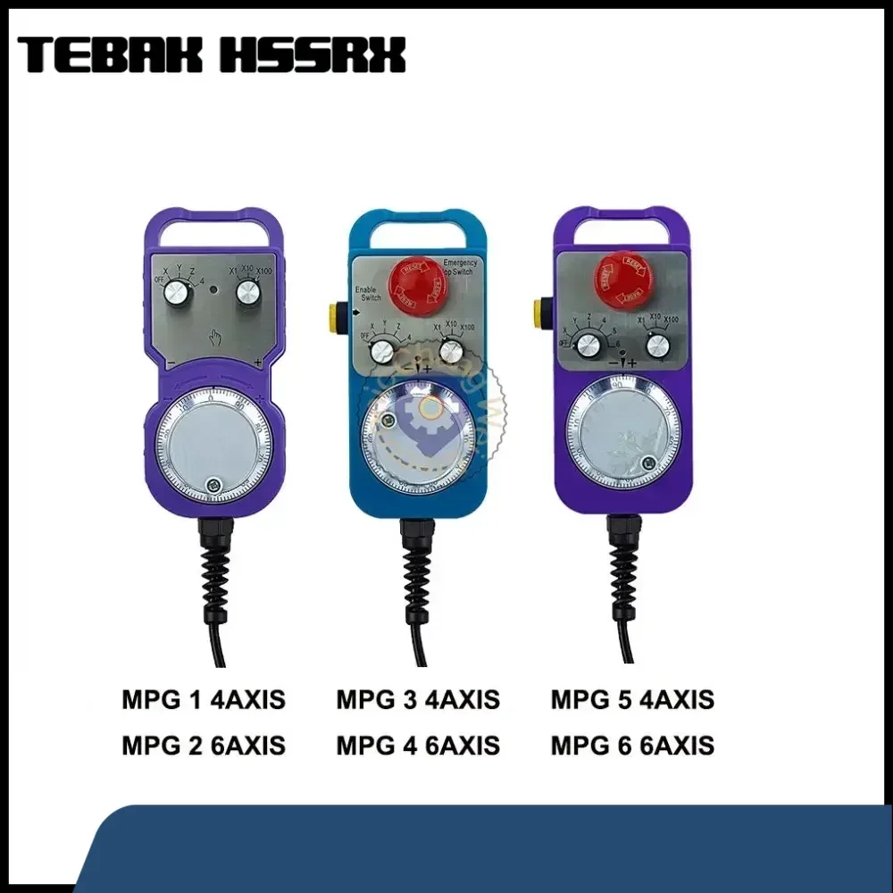 

Upgraded version of CNC electronic handwheel, 4/6 axis MPG mach3 controller FAGOR GSK MITSUBISHI FANUC 5V manual pulse