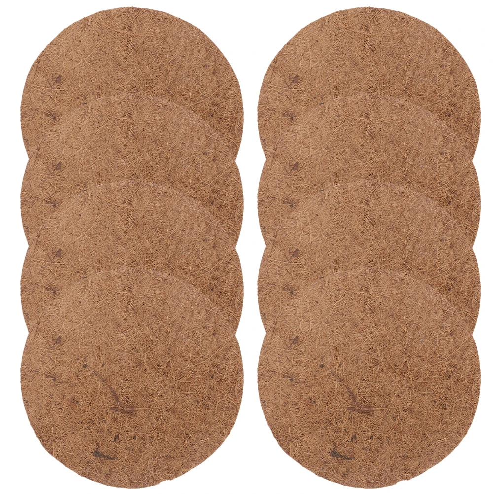

8pcs Bird Nest Mat Coconut Fiber for Pigeon Chicken Eggs Breeding Mats Nesting Pad Comfortable Warm Safe Easy Pet