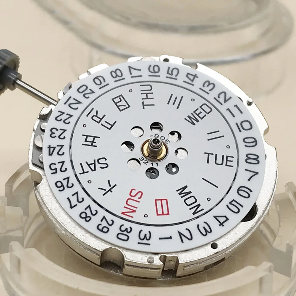 820A Movement Automatic Mechanical Self-Winding Quick Day Date Display Window 21 Jewels Watch Parts