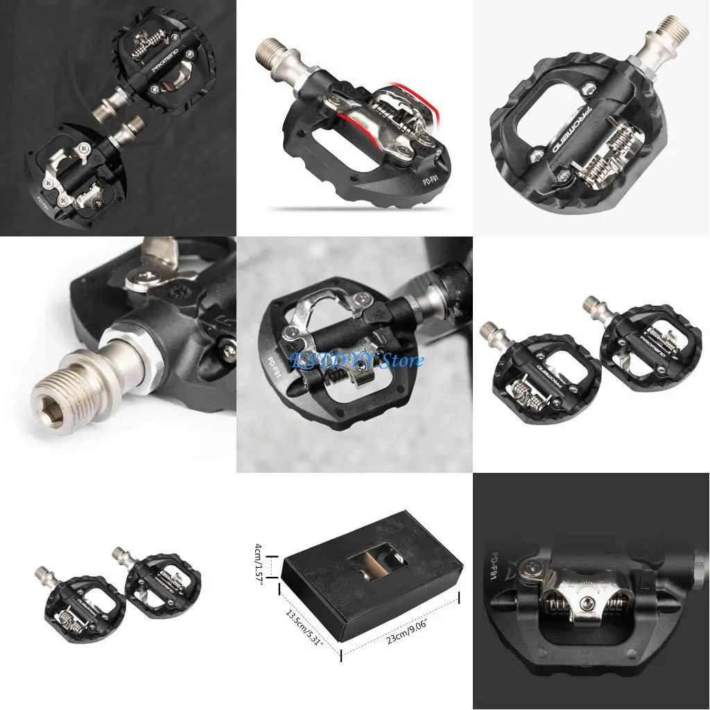 

G6DE New MTB Bike Pedal Aluminium Alloy Bearing Mountain Dual-Use Pedals