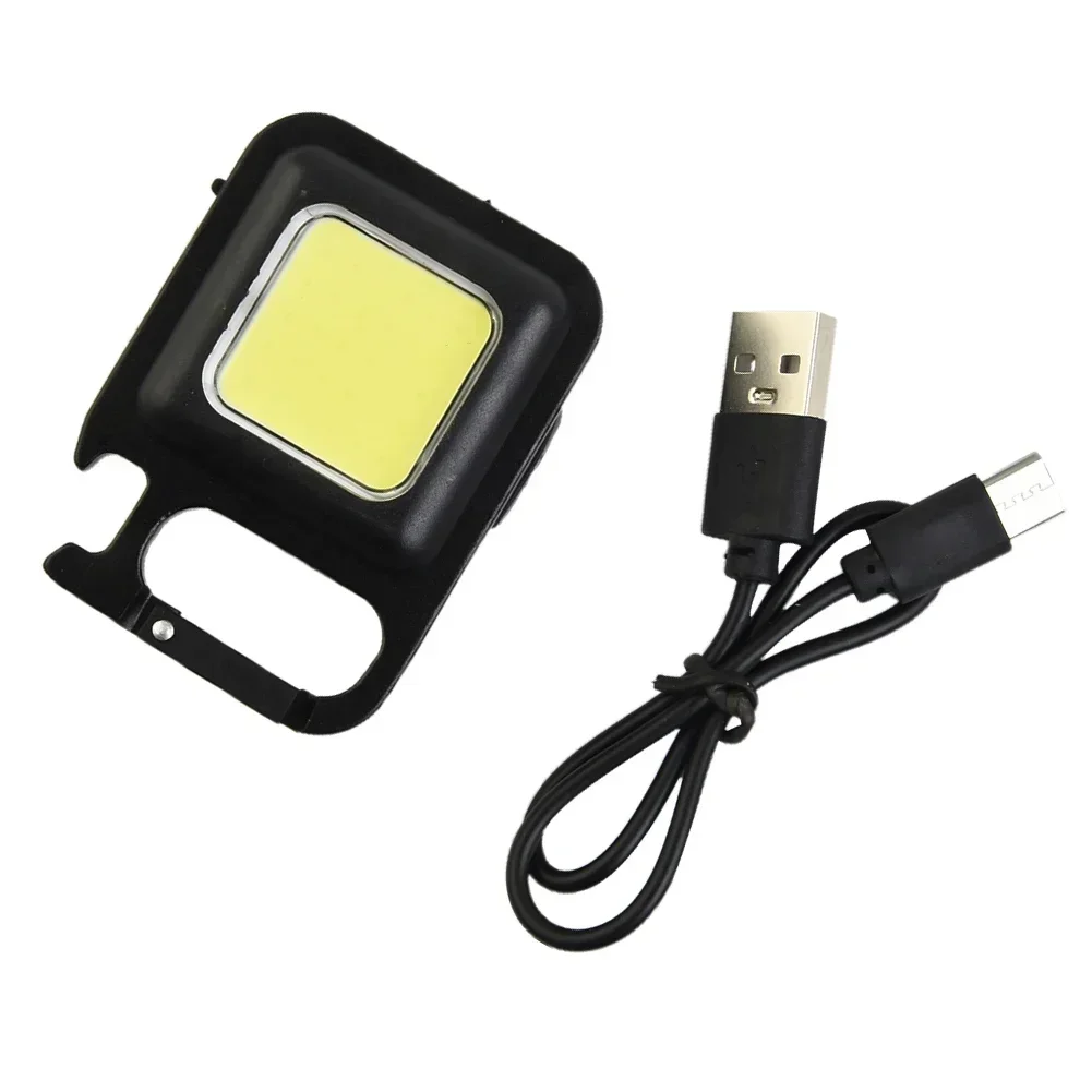 낚시 및 캠핑용 미니 COB 검사 조명, 휴대용 LED 손전등, 하이라이트 키체인 조명, 야외 검사 조명