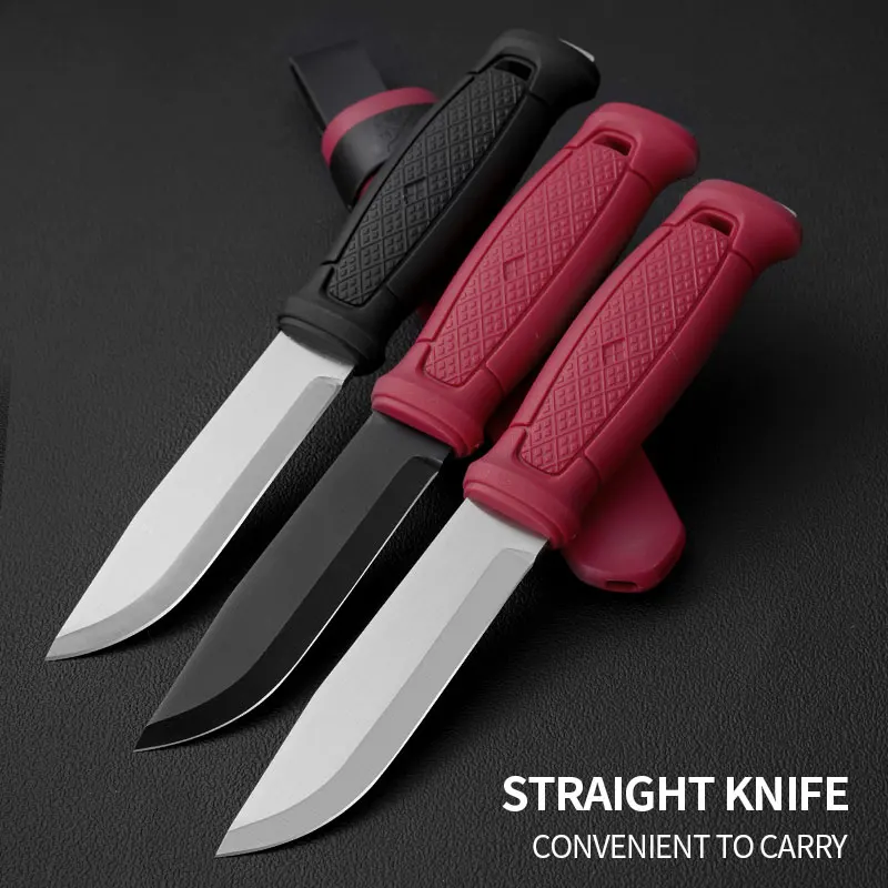 1PC Stainless Steel Kitchen Utility Knife, High Hardness Cutting Knife, Wilderness Survival Knife, EDC Fixed Blade, Fruit Knife