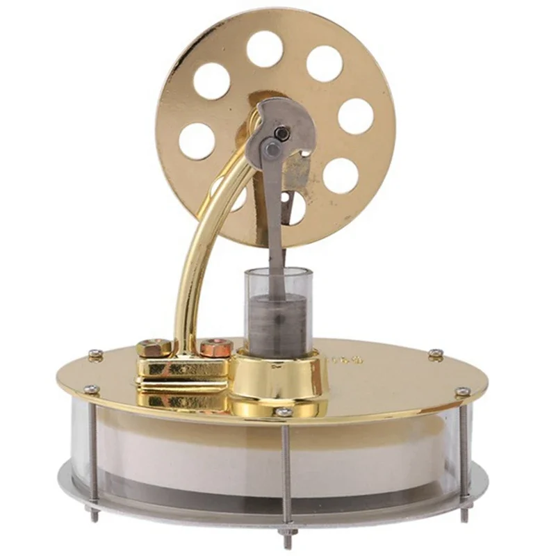 Modello di motore Stirling a bassa temperatura scienza della potenza del vapore per realizzare ornamenti modello di giocattoli per esperimenti fisici