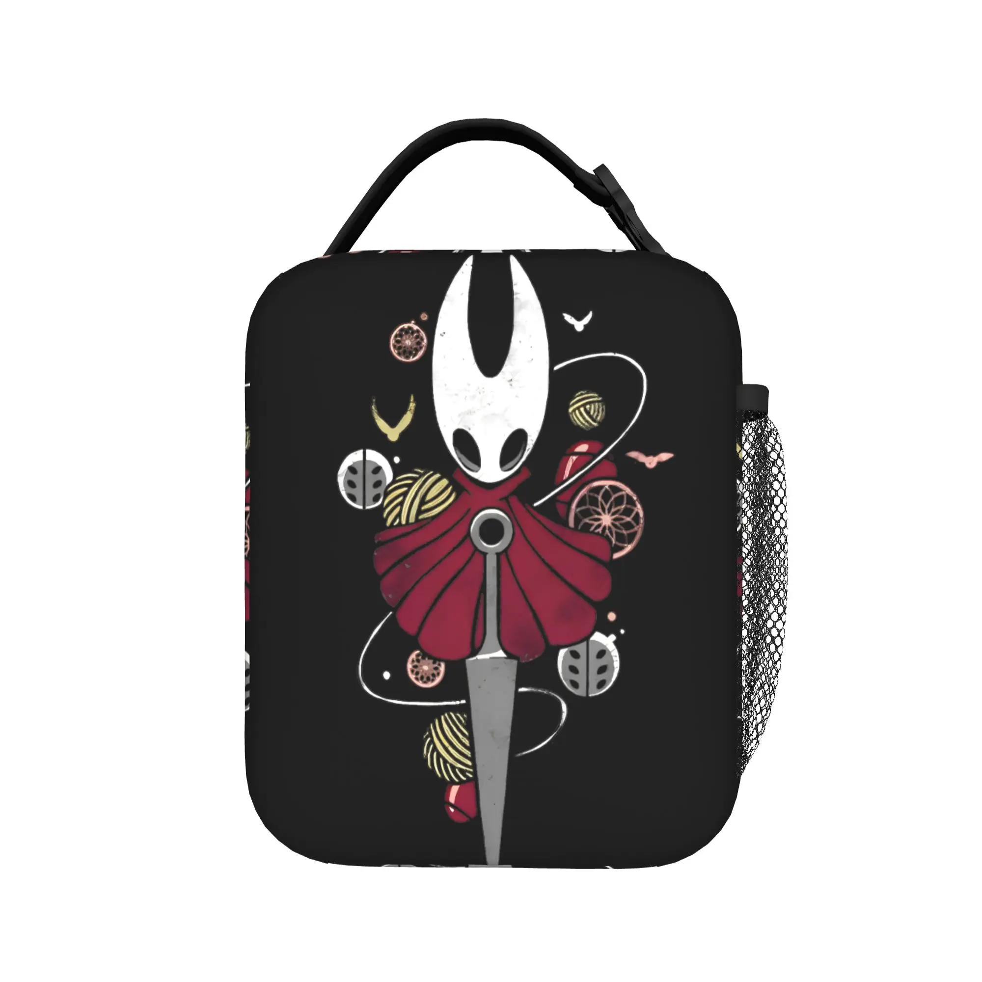 Pretty Art All Knight Hollow Knight Insulated Lunch Bag Thermal Bag Reusable,Lunch Container  Large Lunch Box Tote Food Handbags