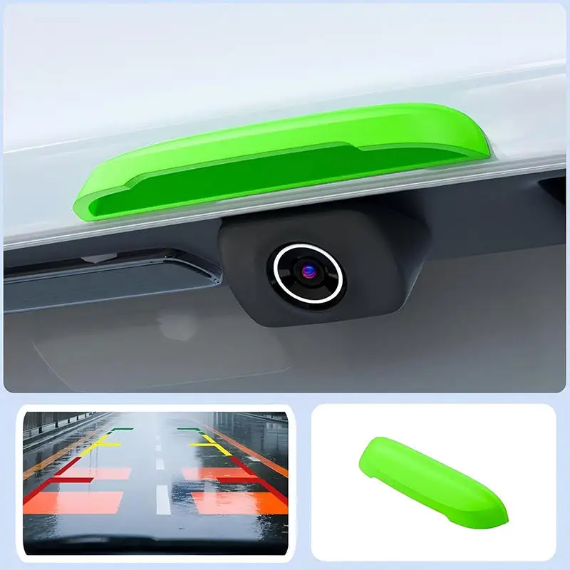 Car Reversing Rear Camera Rain Cover ABS Rain-Proof Car Reverse Camera Rain Shade Cover Waterproof Shield Car Exterior Accessory