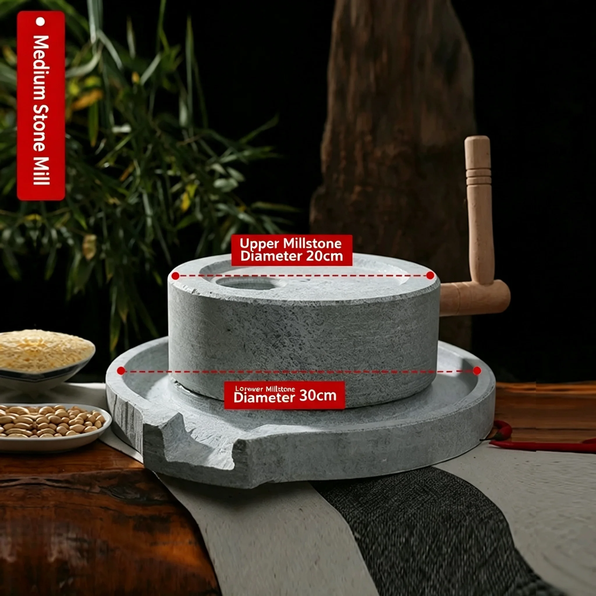 Natural Hand Carved Stone Mill - Woodworking Ideas ulasan dan harga