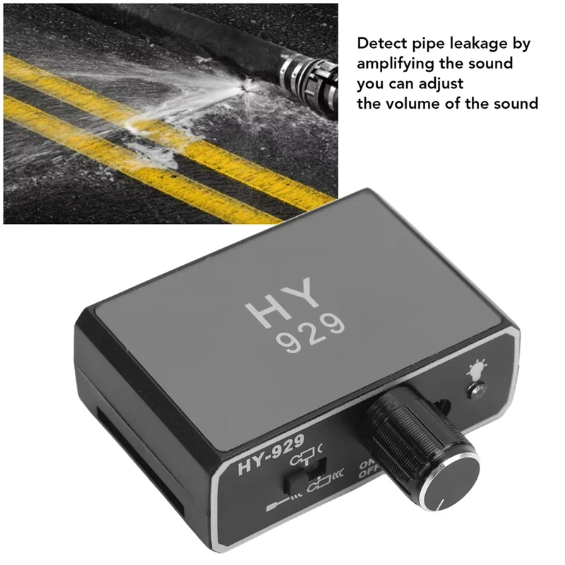 Kit testador de vazamento de tubo de tubulação de água, localizador de alta sensibilidade, construção forsite, plugue ue