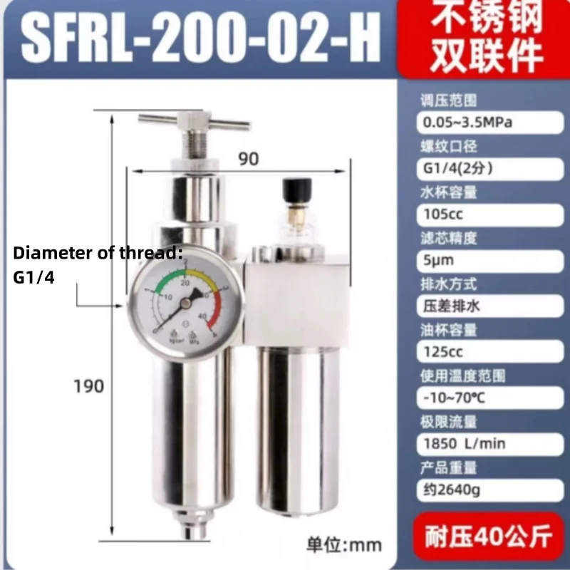 What Is Active Filter and Passive Filter SFRL200-02H Stainless Steel 316 How Does Oil Filter Bypass Valve Work